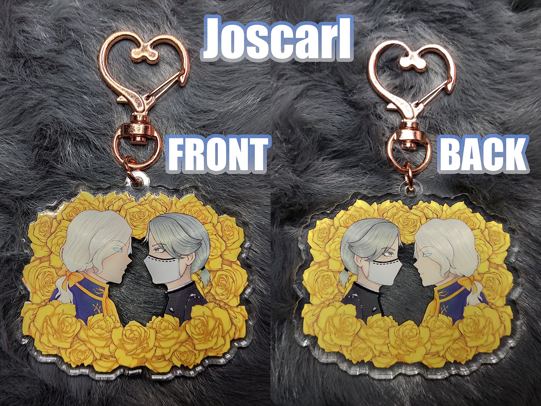 Identity V Idv Charm Keychain Joscarl VAL Joseph Photographer - Etsy