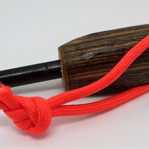 Orange and Black Hybrid Ferro Rod 5.5&quot;x1&quot;x1&quot;