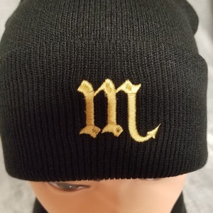 Scorpio Zodiac Symbol Embroidered Beanie