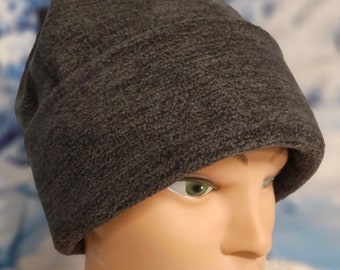 Gray 4 Point Fleece Winter Retro Hat