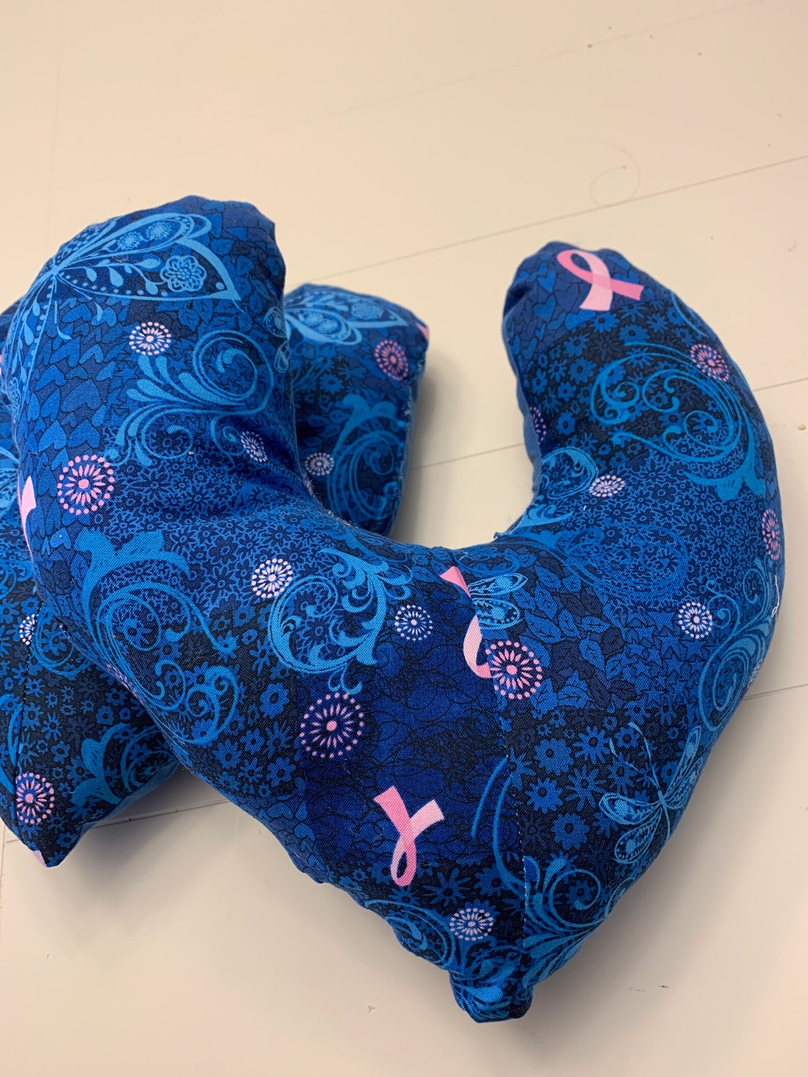 Single Mastectomy Pillow Blue Butterfly Etsy