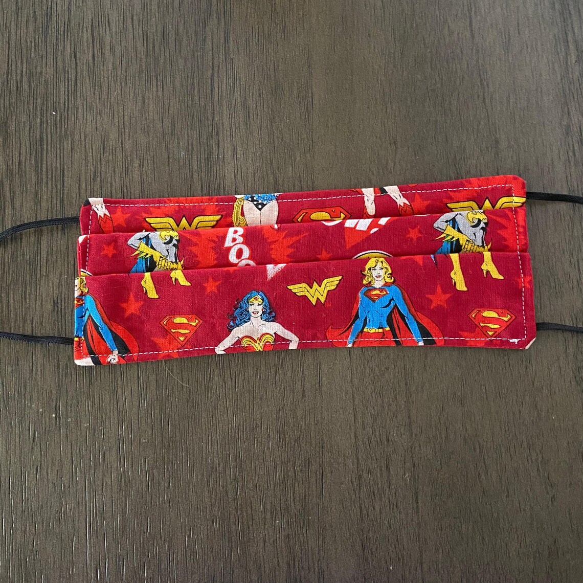 Female Superhero Face Mask Etsy