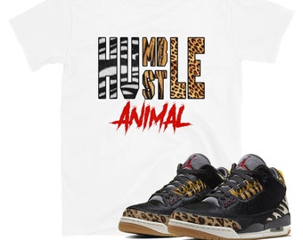 animal print jordan 3 shirt
