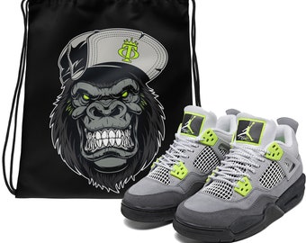 Neon Jordan 4 - Etsy Israel