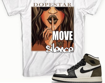 Move in Silence Made to Match Jordan 1 Retro Dark Mocha