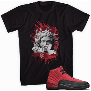 Jordan 12 cheap flu game shirt