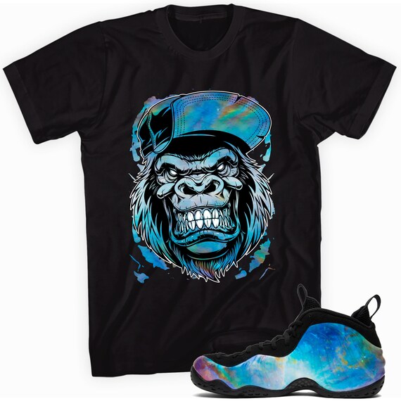 Nike Air Foamposite One Big Bang T-Shirt Gorilla | Etsy