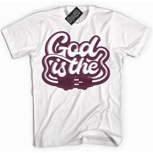 White Viotech Dunks DopeStar Sneaker Shirt God Is The Graphic