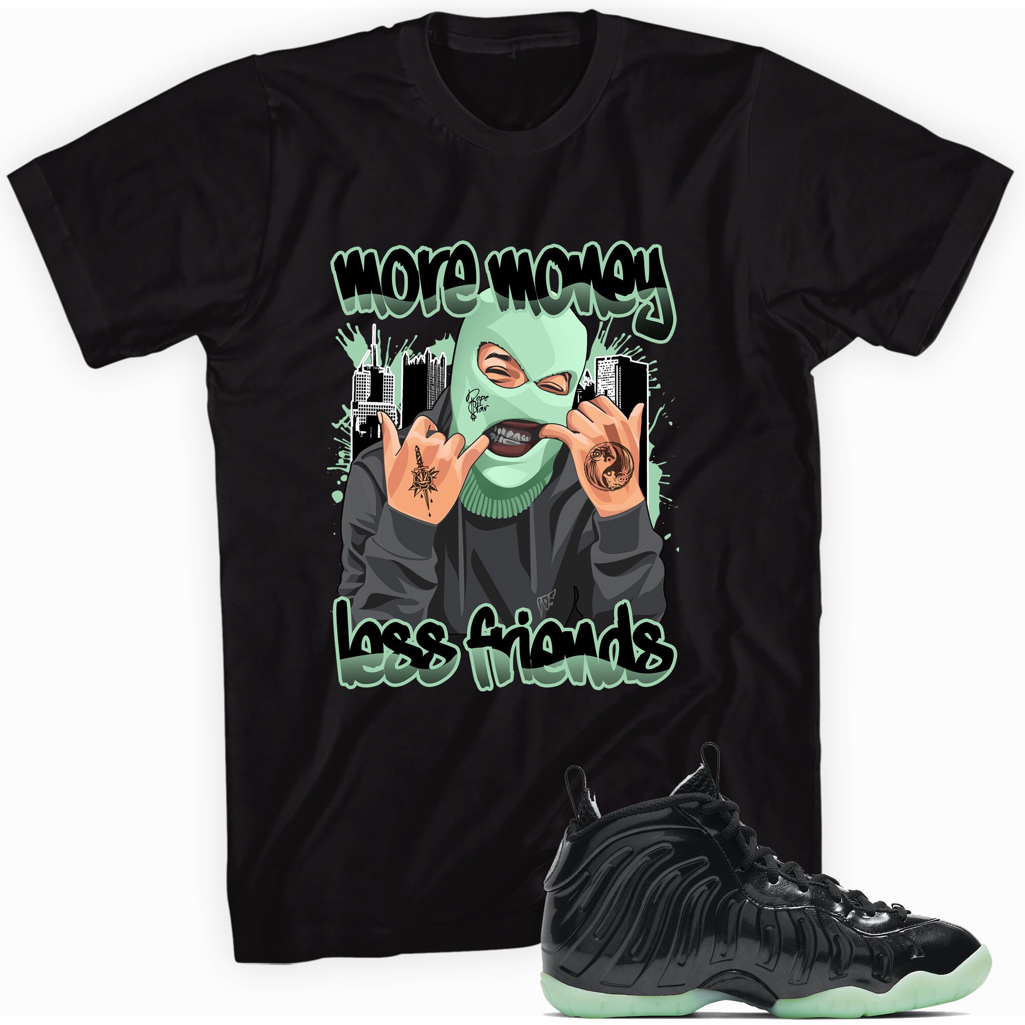 Fresh Greens Island Green Sneaker T-Shirt Foamposites Fresh Greens Island Green Sneaker T-Shirt Foamposites