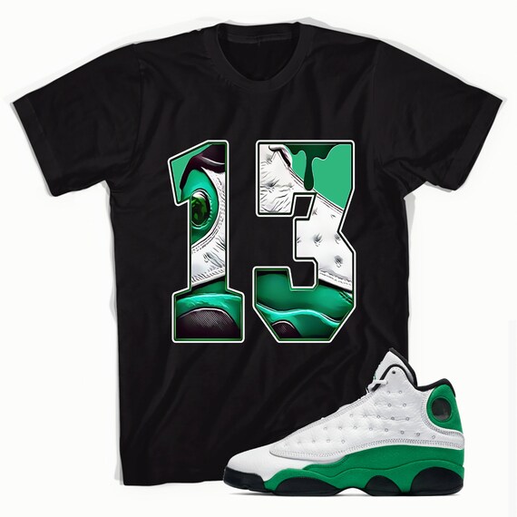 New Unisex Number 13 T shirt Made to Match Jordan 12 Retro Green Etsy UK