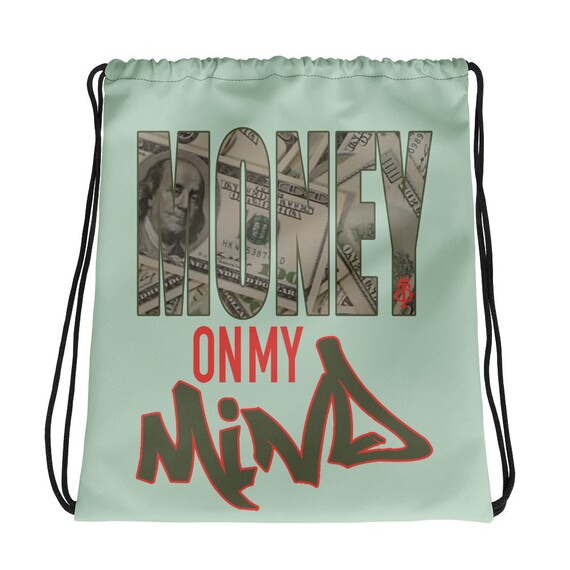 Money Bag Made to Match Jordan drawstring Bag Etsy