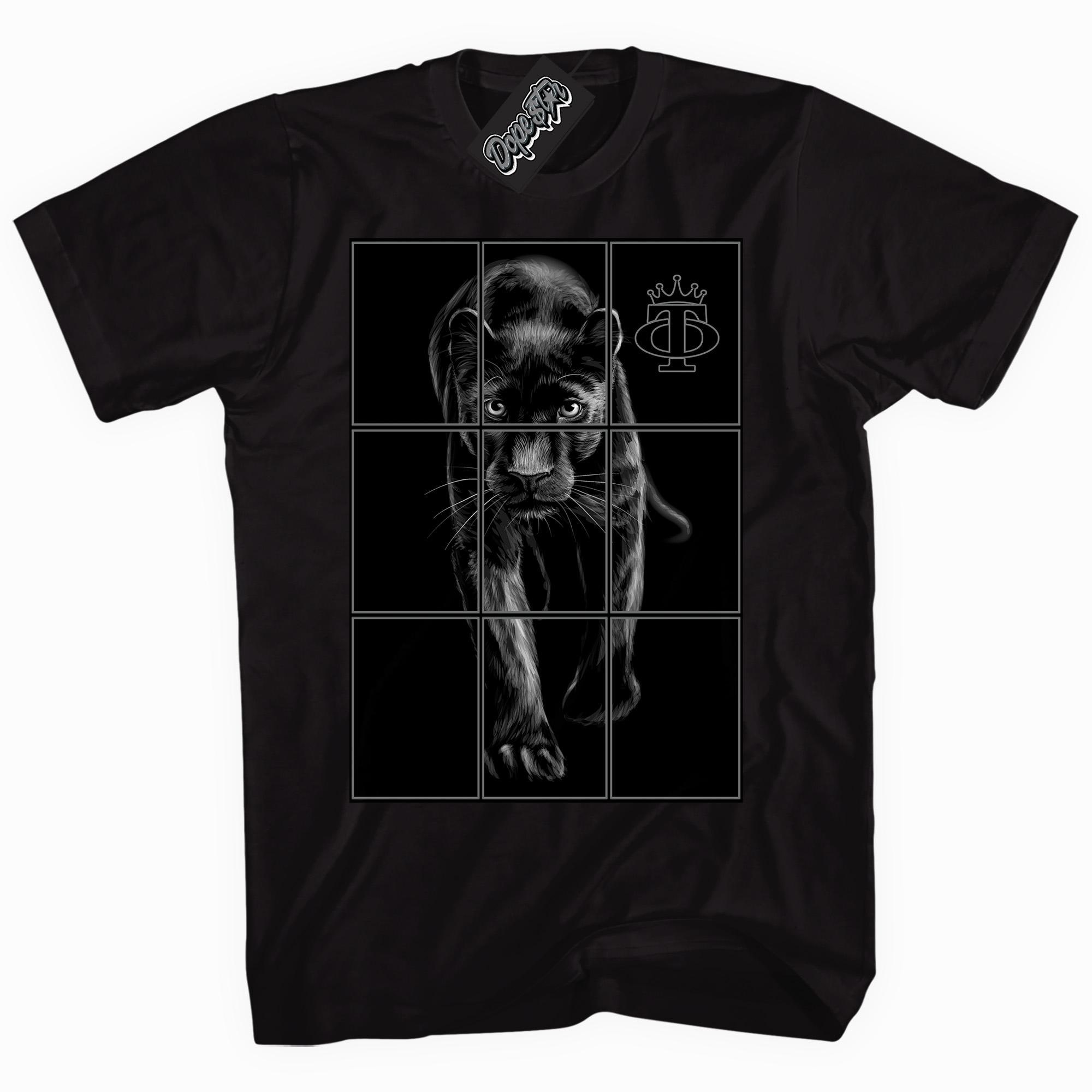 Panther Unisex Sneaker T-Shirt Matches Jordan 4 "Black Cat" 2020