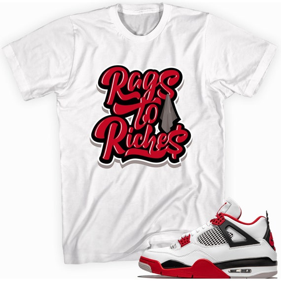 Jordan 4s fire red shirt Clearance