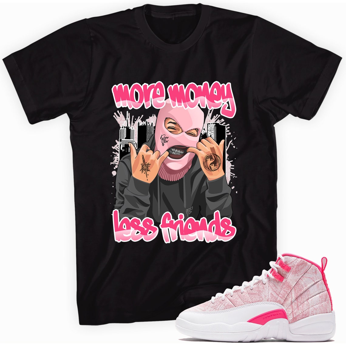 jordan 12 arctic punch shirt