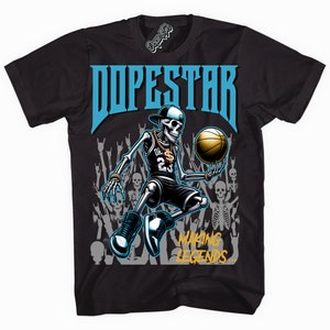 Aqua 5s DopeStar Shirt Makin Legends Graphic Shirt