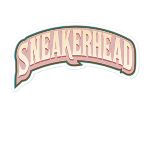Sneaker Head Backwoods Tribute Vinilo Pegatina Match Dunk Estado social Almuerzo gratis Leche de fresa para computadora portátil, bandeja rodante, Hydro Flask, etc.