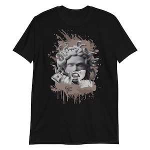 Medusa Custom Sneaker Shirt Made to Match Jordan 4 Retro Taupe Haze