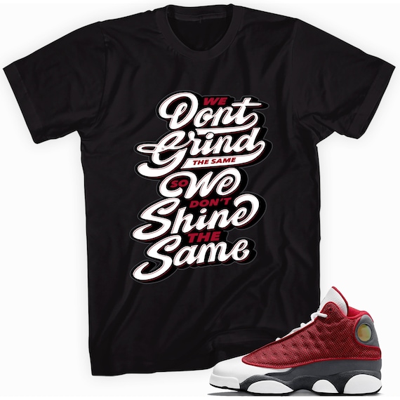 Grind Shine Made to Match Jordan 13 Retro Gym Red Flint Grey