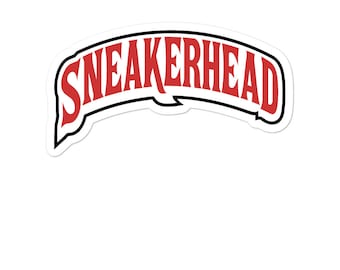 Sneaker Head Vinyl Sticker Match Jordan 4 Fire Red for Laptop, Rolling Tray, Hydro Flask, Tumbler, and More!