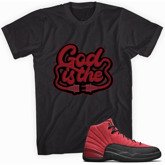 Air Jordan 12 Retro Reverse Flu Game T-shirt God - Etsy Australia