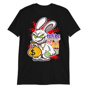 Secure the Bag Rabbit T-Shirt Made for Jordan 5 Retro What The
