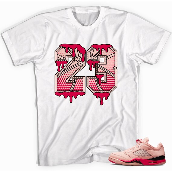 23 Drip Shirt Made to Match Jordan 5s Arctic Orange Etsy UK