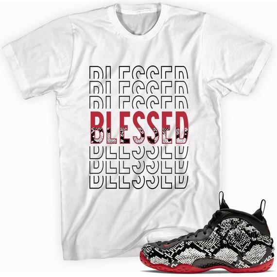 Impulso ignorar Ninguna Nike Air Foamposite One Albino Snakeskin Camiseta So - Etsy España