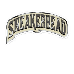 Sneaker Head Backwoods Tribute Vinilo Pegatina Match Dunk 1985 Black Acid Wash para computadora portátil, bandeja rodante, hidromatraz, vaso y más.
