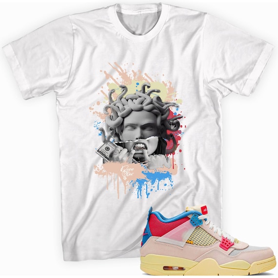 Medusa T shirt Made to Match Jordan 4 Retro Union Guava Ice Etsy Canada