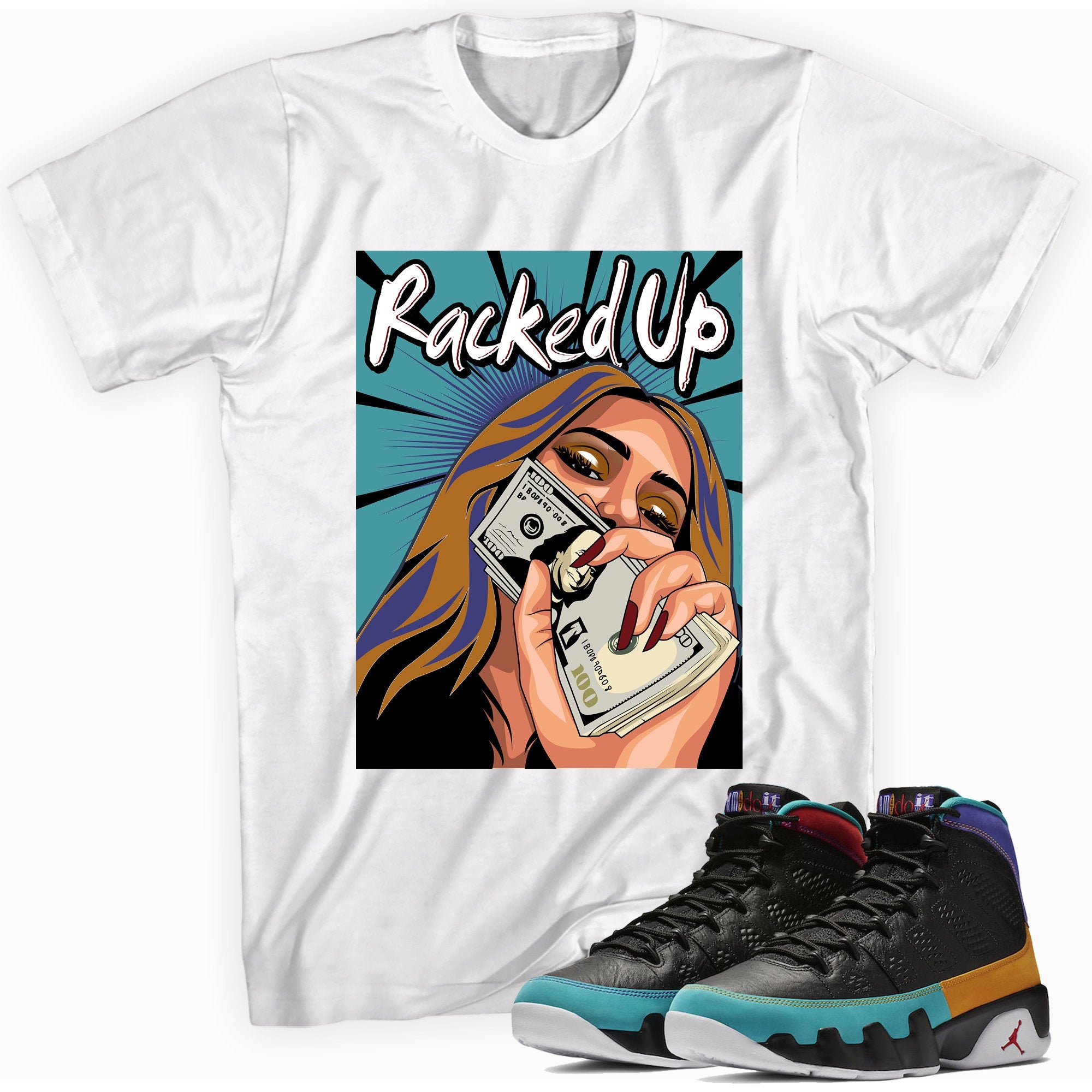 Shirt Made To Match Jordan 9 Dream It Do It 9 Sneaker's Tee Shirt Made To Match Jordan 9 Dream It Do It 9 Sneaker's Tee