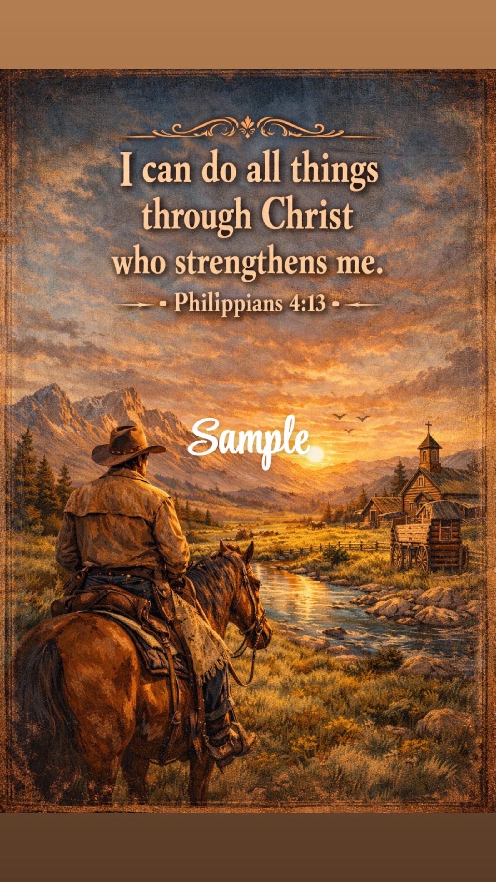 Western Bible Versus - Etsy