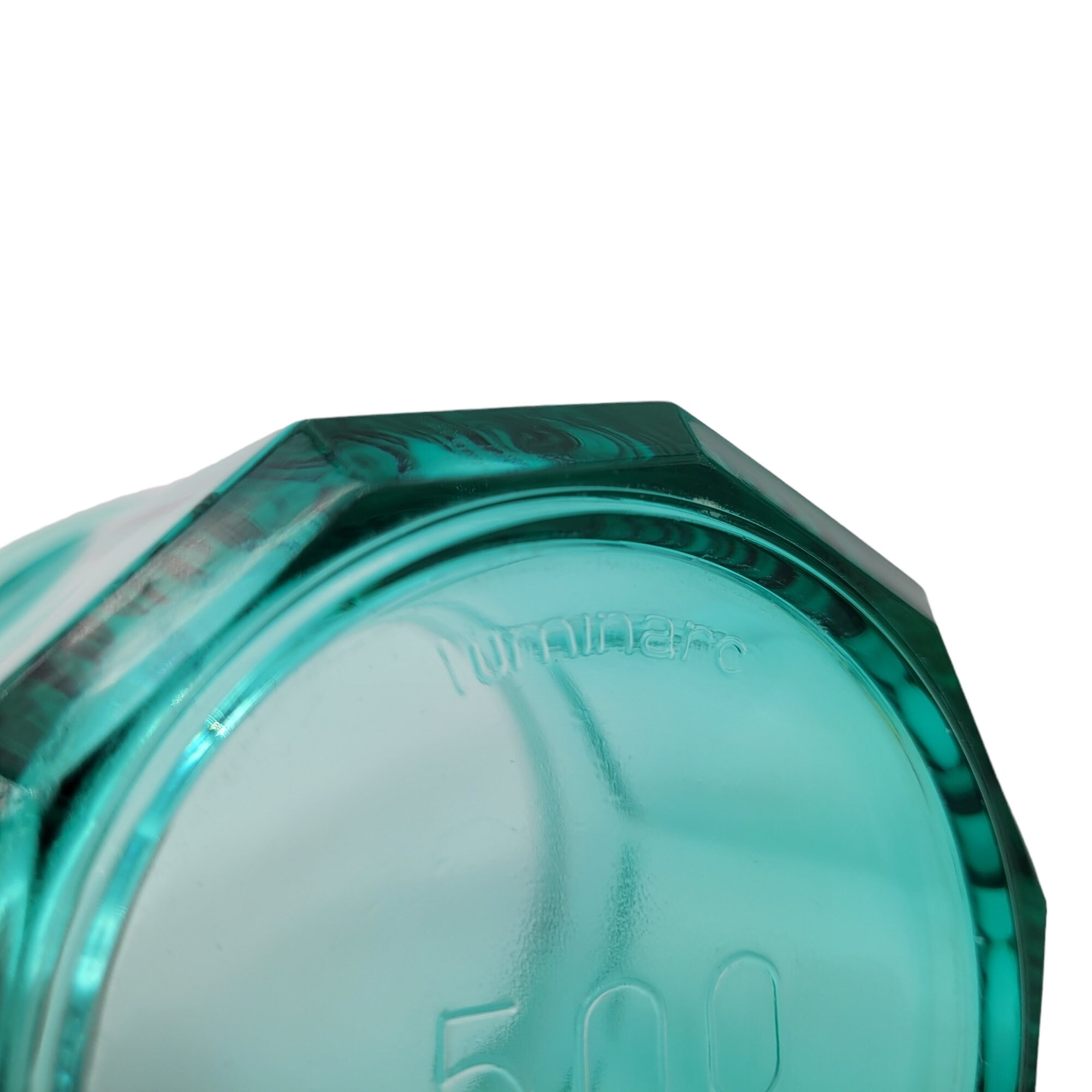 LUMINARC 10-panel Working Glass 500 Tumblers Aqua Teal Green - Etsy
