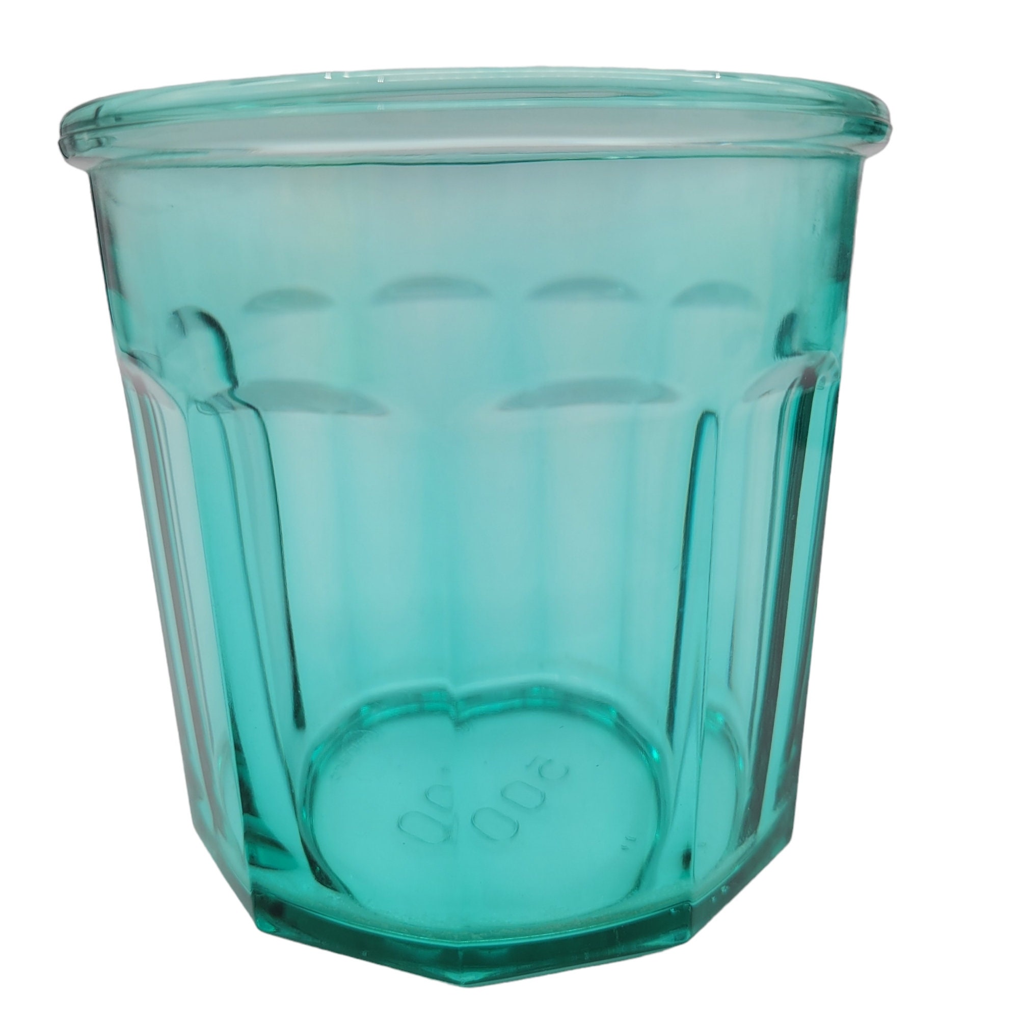 LUMINARC 10-panel Working Glass 500 Tumblers Aqua Teal Green - Etsy