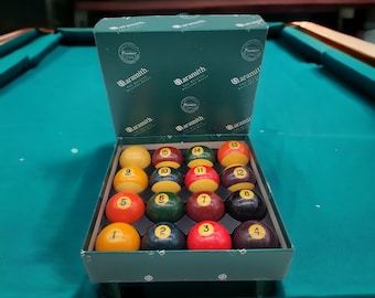 Aramith Premier Pool Billiard Balls Set Belgian Saluc Phenolic Resin 2 14 inch
