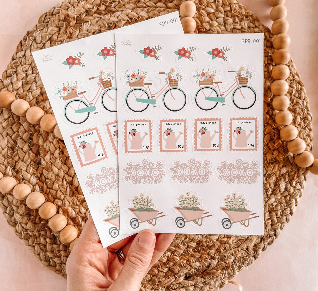 Spring Time Sticker Sheet Planner Stickers Faith Sticker Sheet ...