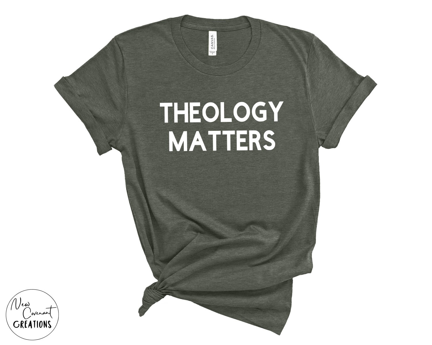 Theology Matters Tshirt Calvinist Women Tshirt Reformed Etsy Australia