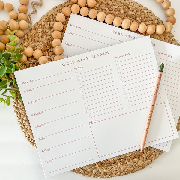 Large Desk Calendar - Etsy