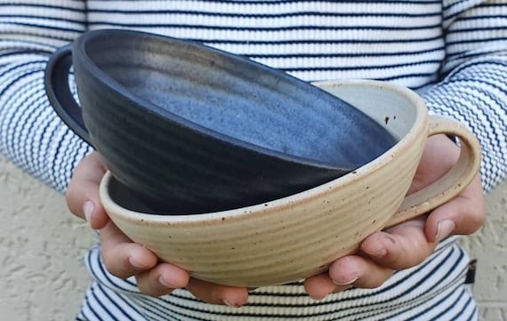Cereal Bowl Ceramic Cereal Bowl Handmade Cereal Bowl Cereal - Etsy