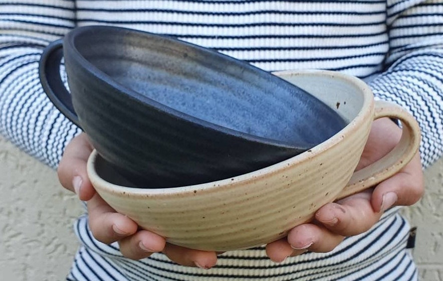 Cereal Bowl Ceramic Cereal Bowl Handmade Cereal Bowl Cereal Etsy Canada