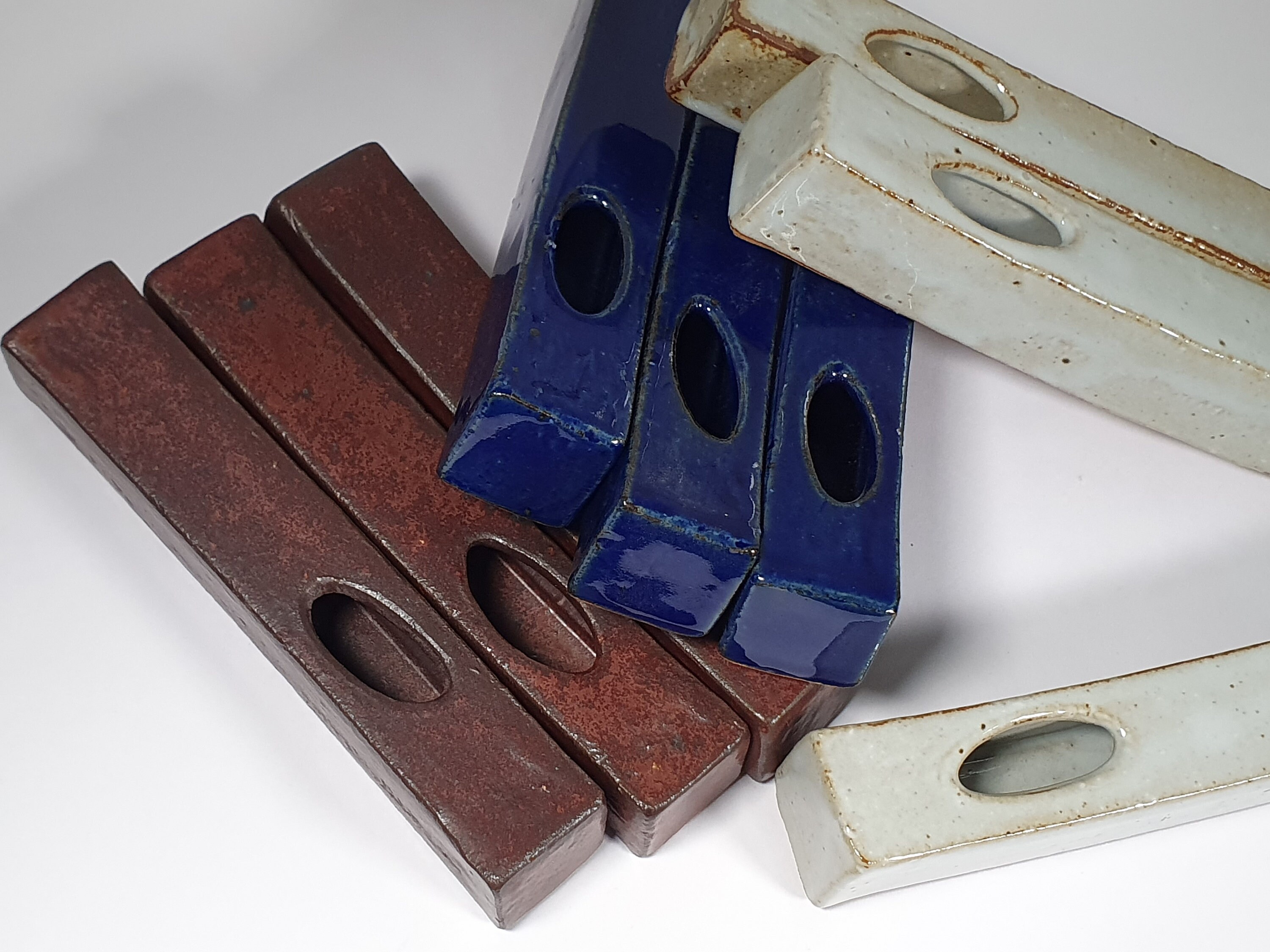 Ceramic Flower Holder Square Flower Holder Ceramic Vase Etsy