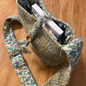 Sand und Blumen Umhängetasche, Crossbody Geldbörse