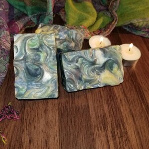 Homemade Rose and Patchouli Cold Process Soaps