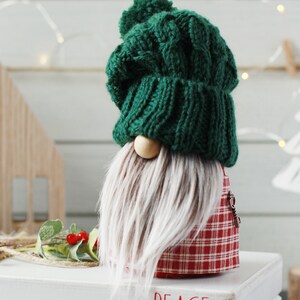 KNITTING PATTERN Skier hat for gnomes and toys, DIY tutorial, pdf file for instant download image 4