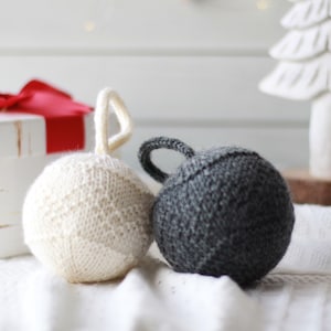 Christmas ornaments knitting pattern, PDF instruction for instant download, chevron