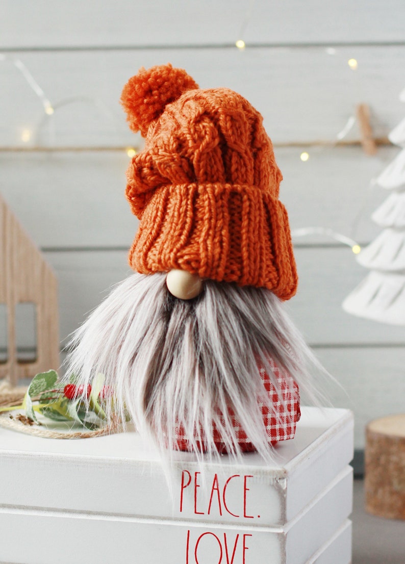 KNITTING PATTERN Skier hat for gnomes and toys, DIY tutorial, pdf file for instant download image 8