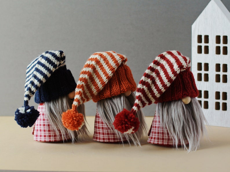 GNOME Hat Knitting Pattern PDF File for Instant Download Etsy