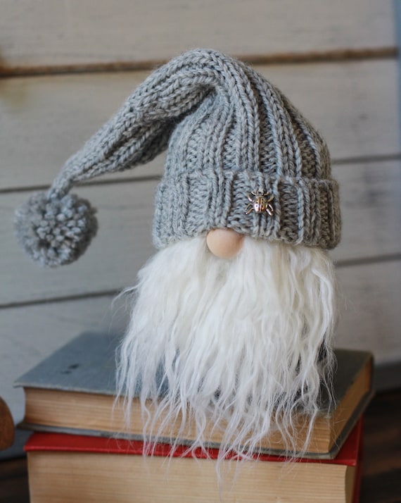 Gnome Hat Knitting Pattern, DIY Tutorial, PDF File for