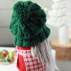 KNITTING PATTERN Skier hat for gnomes and toys, DIY tutorial, pdf file for instant download image 7