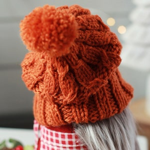 KNITTING PATTERN Skier hat for gnomes and toys, DIY tutorial, pdf file for instant download image 6