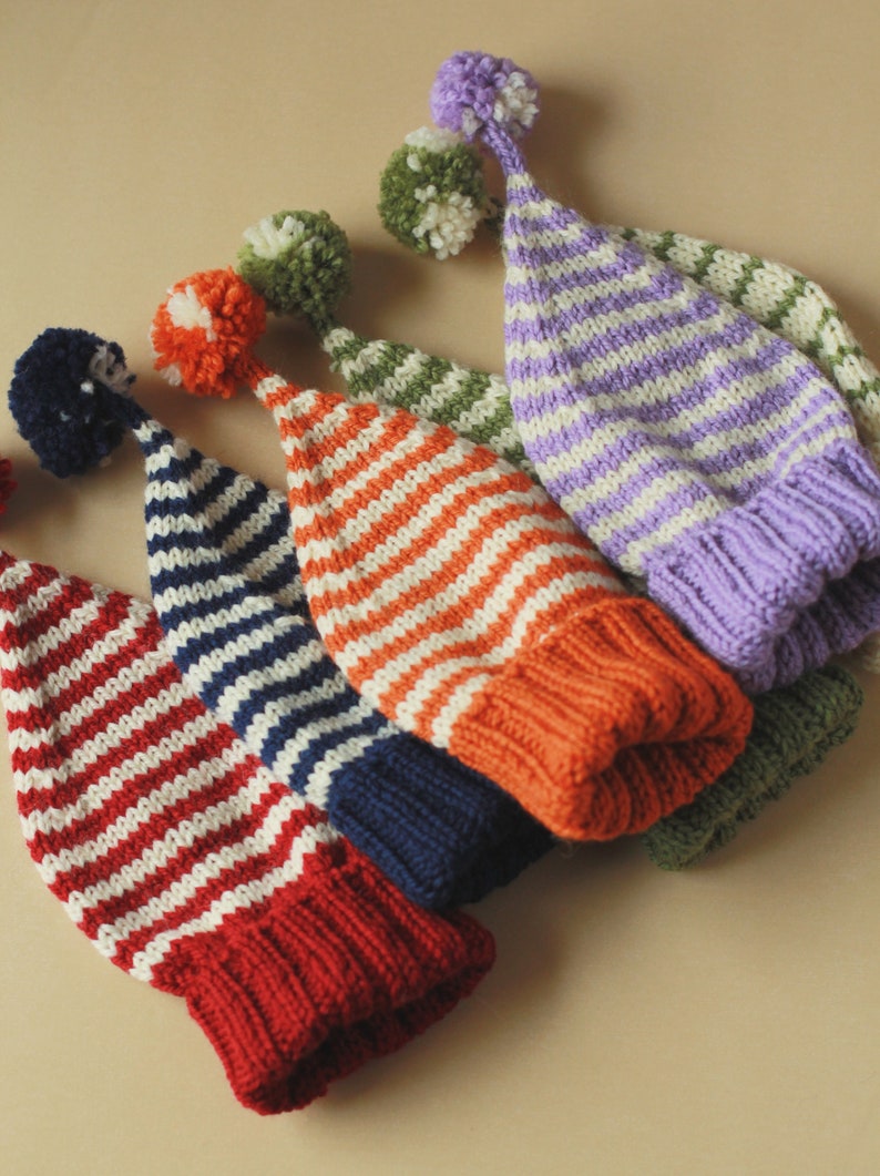 GNOME Hat Knitting Pattern PDF File for Instant Download Etsy